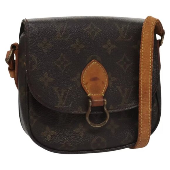 LOUIS VUITTON Monogram Saint Cloud PM Shoulder Bag M51244 LV Auth 112306 - Picture 1 of 16